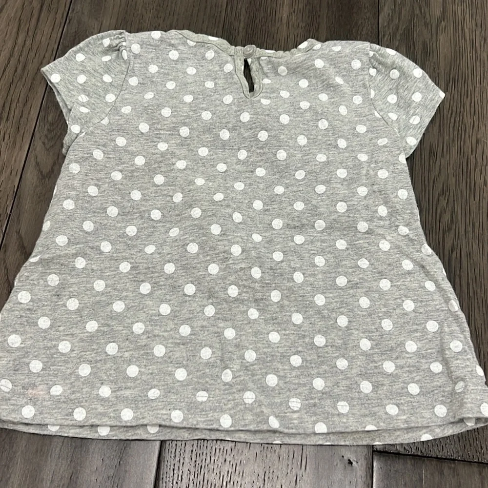 Carters baby girl striped bloomer with matching giraffe polkadot T-shirt